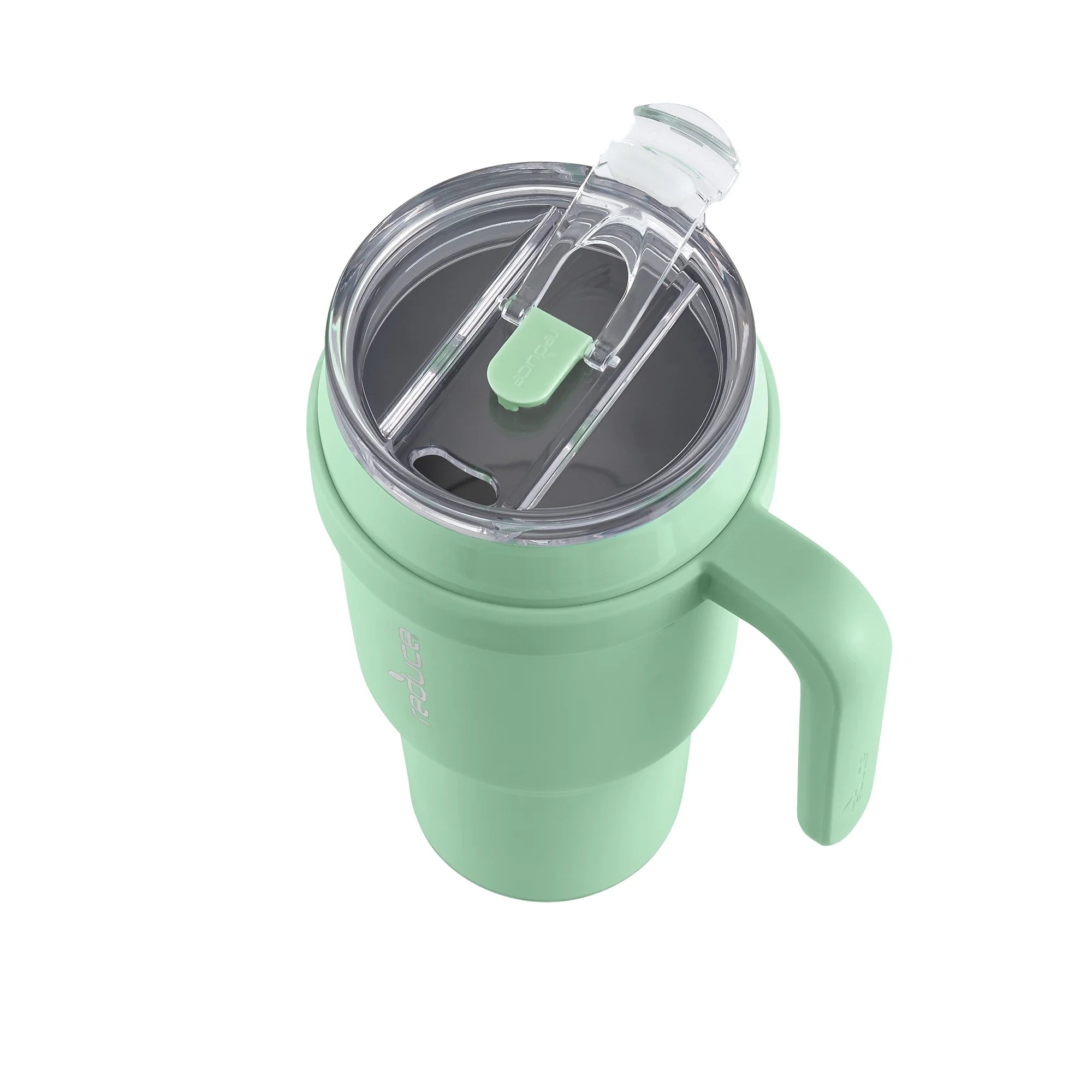 Matcha Opaque Gloss Vacuum Insulated Stainless Steel 40 fl oz. Tumbler Mug with 3 Way Lid P93048