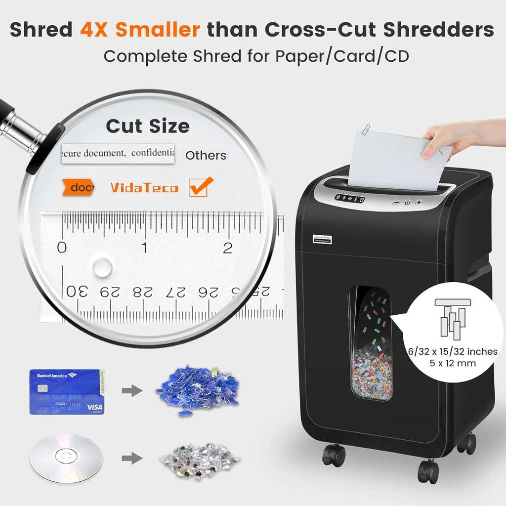 18-Sheet Micro Cut Paper Shredder with 7.9-Gal Bin O342