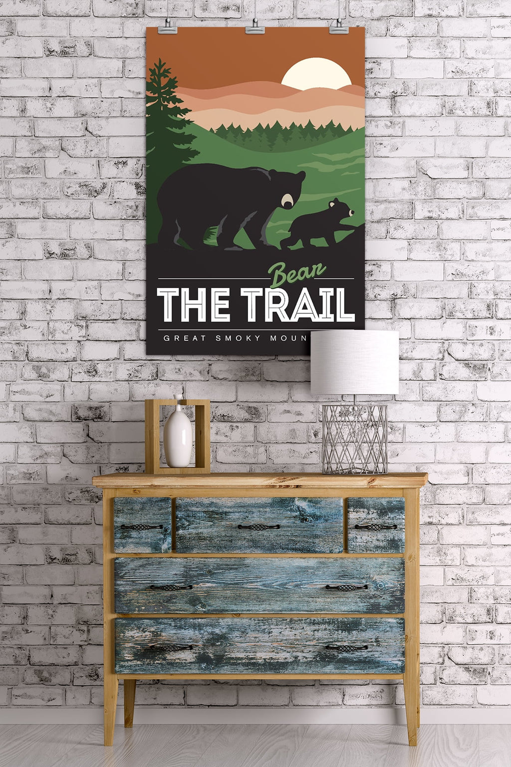 Bear the Trail Giclee Gallery Art Print Q9697