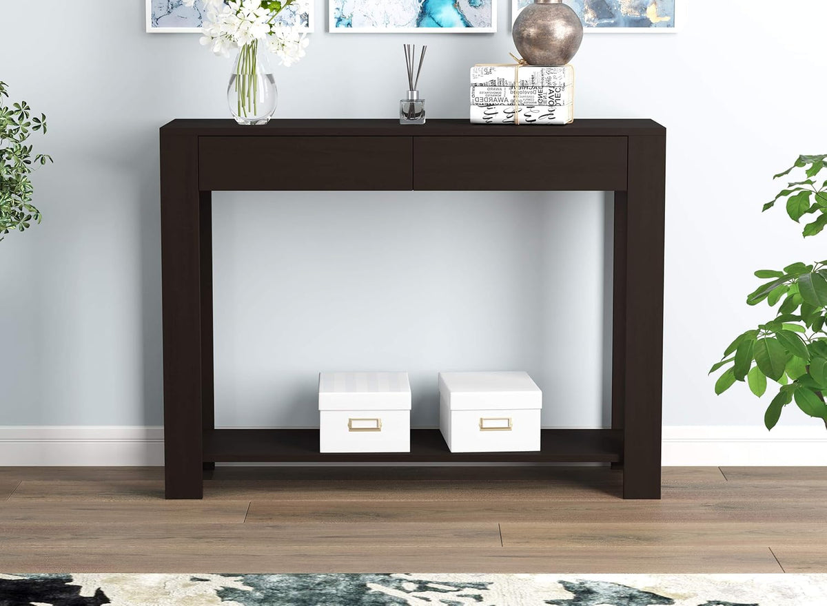 Brown 2 Drawers Console Table X530