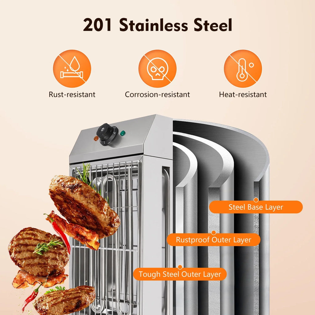 1800W Electric Grill Smokeless Barbecue Grill X236
