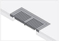 Walnut Flush Mount Vent Q736337