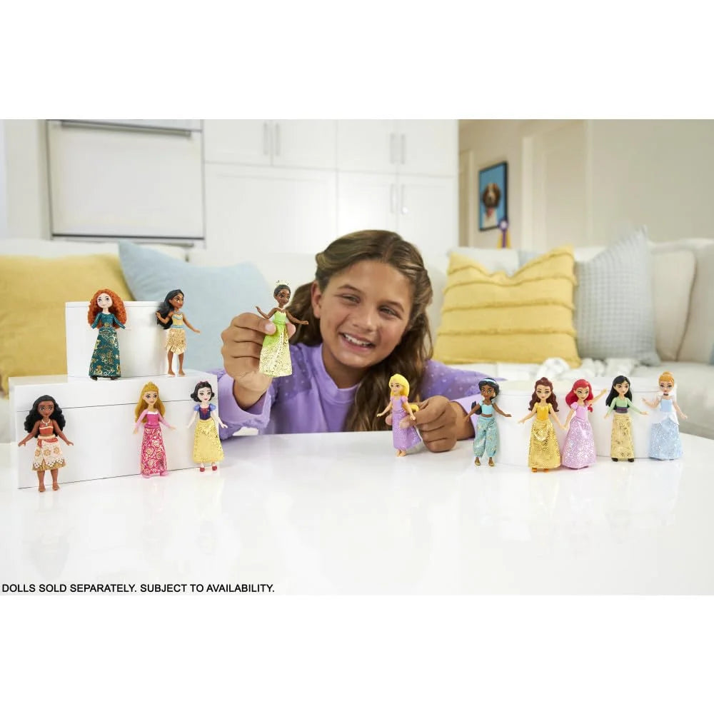 Bundle of 2 Disney Princess 3.5-inch Small Doll - Ariel & Jasmine A33123