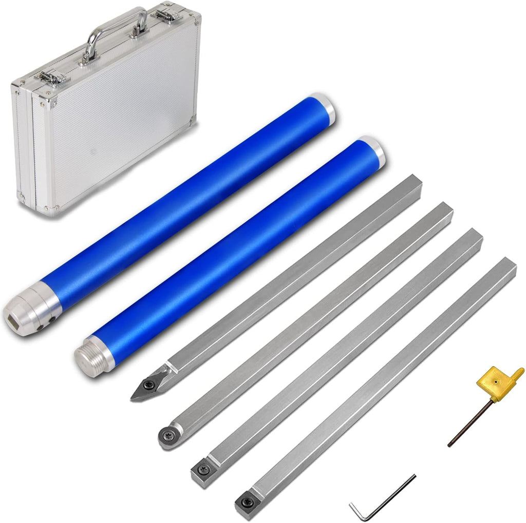 Carbide Wood Turning Tools with Aluminum Alloy Grip T38955