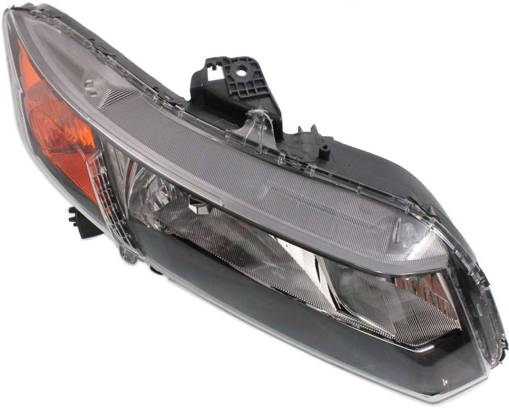 Passenger Side Headlight for Honda Civic Coupe 2012 Non Hybrid C709