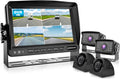 1080P Wired Backup Camera System Kit with 10 HD Triple Split Screen Monitor Q110759