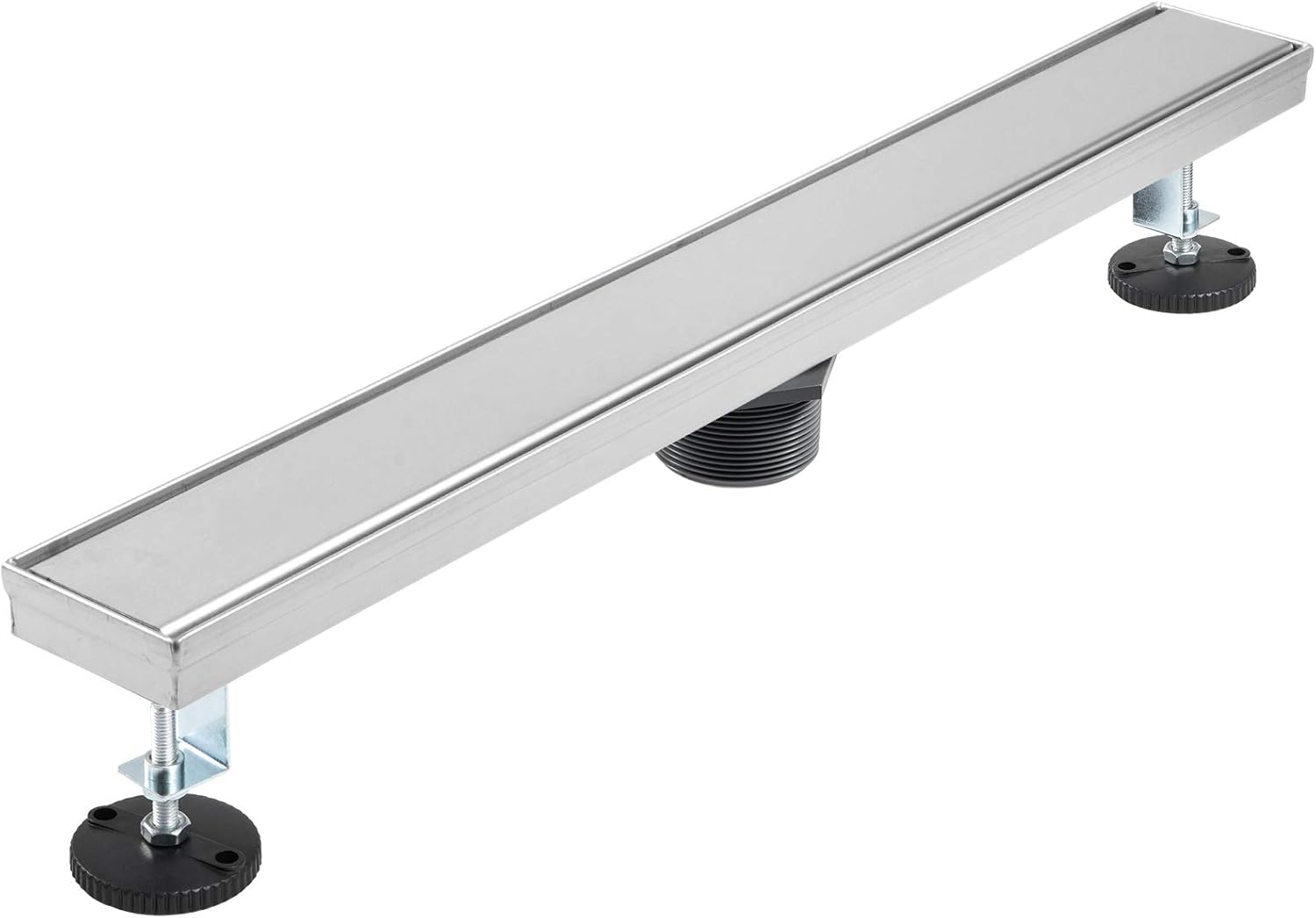 304 Stainless Steel 24x2.75in Linear Shower Floor Drain, Pack of 2 N61227