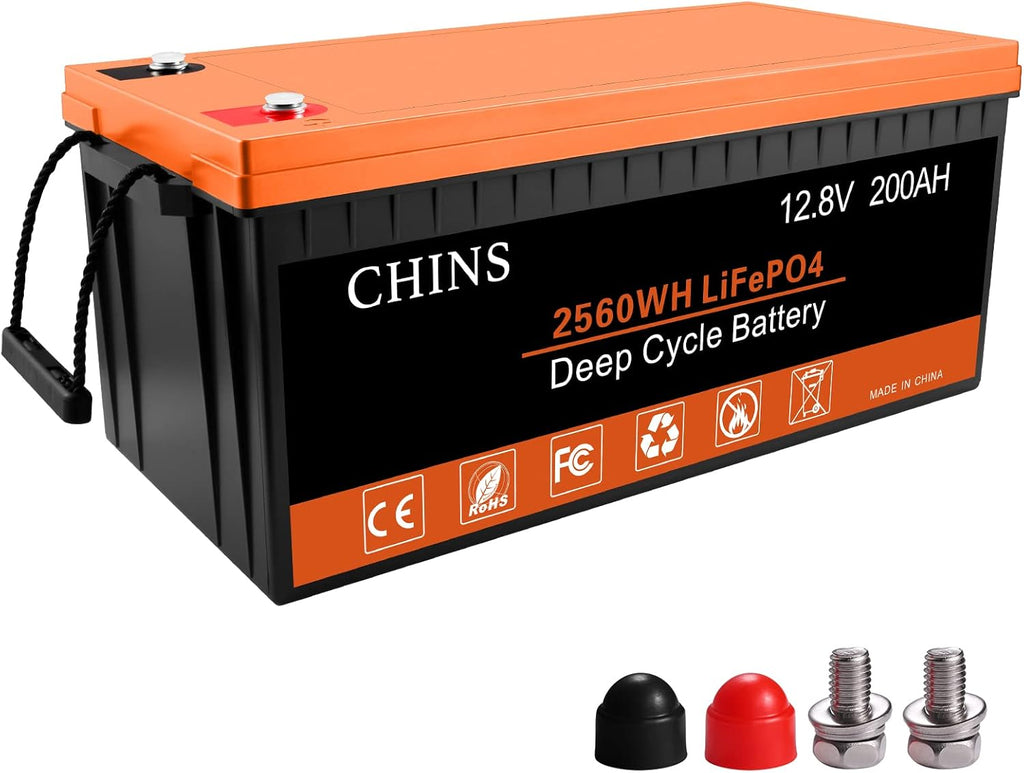 12V 100AH LiFePO4 Lithium Battery with Built-in 100A BMS F8291