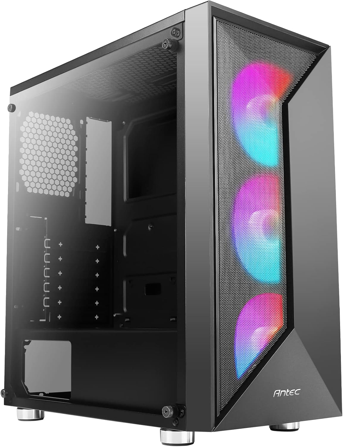 Mid-Tower ATX Gaming Case with Tempered Glass Side Panel C66230