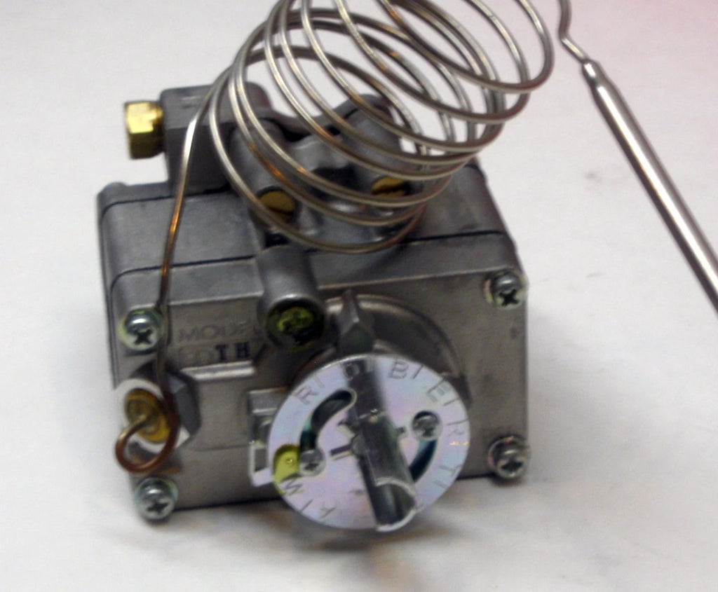 Gas Thermostat, 1/2 in Pipe, 300 to 650 F J20647