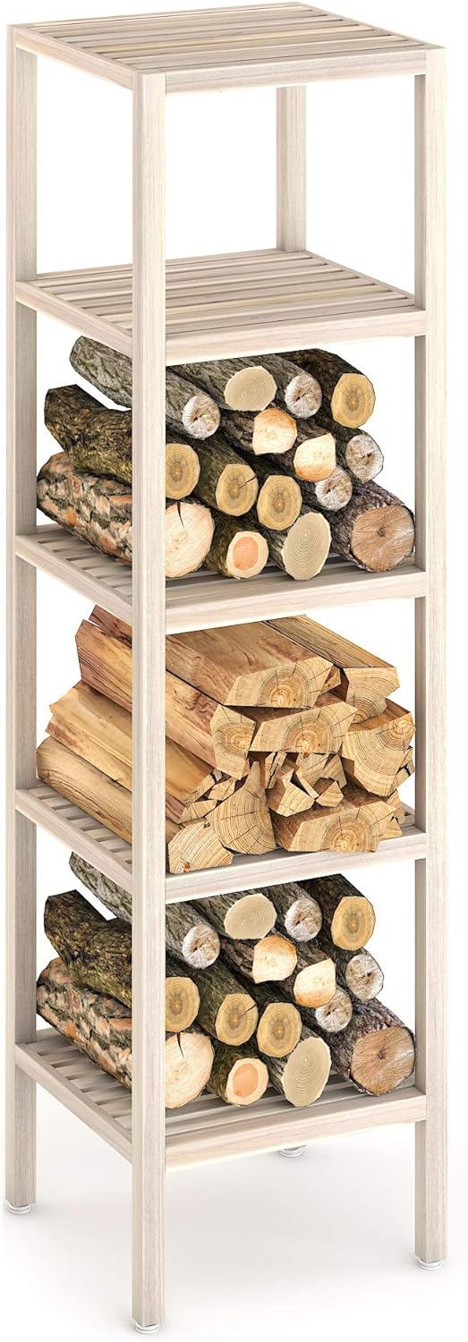 3 Tier Acacia Wood Storage Shelf A6396