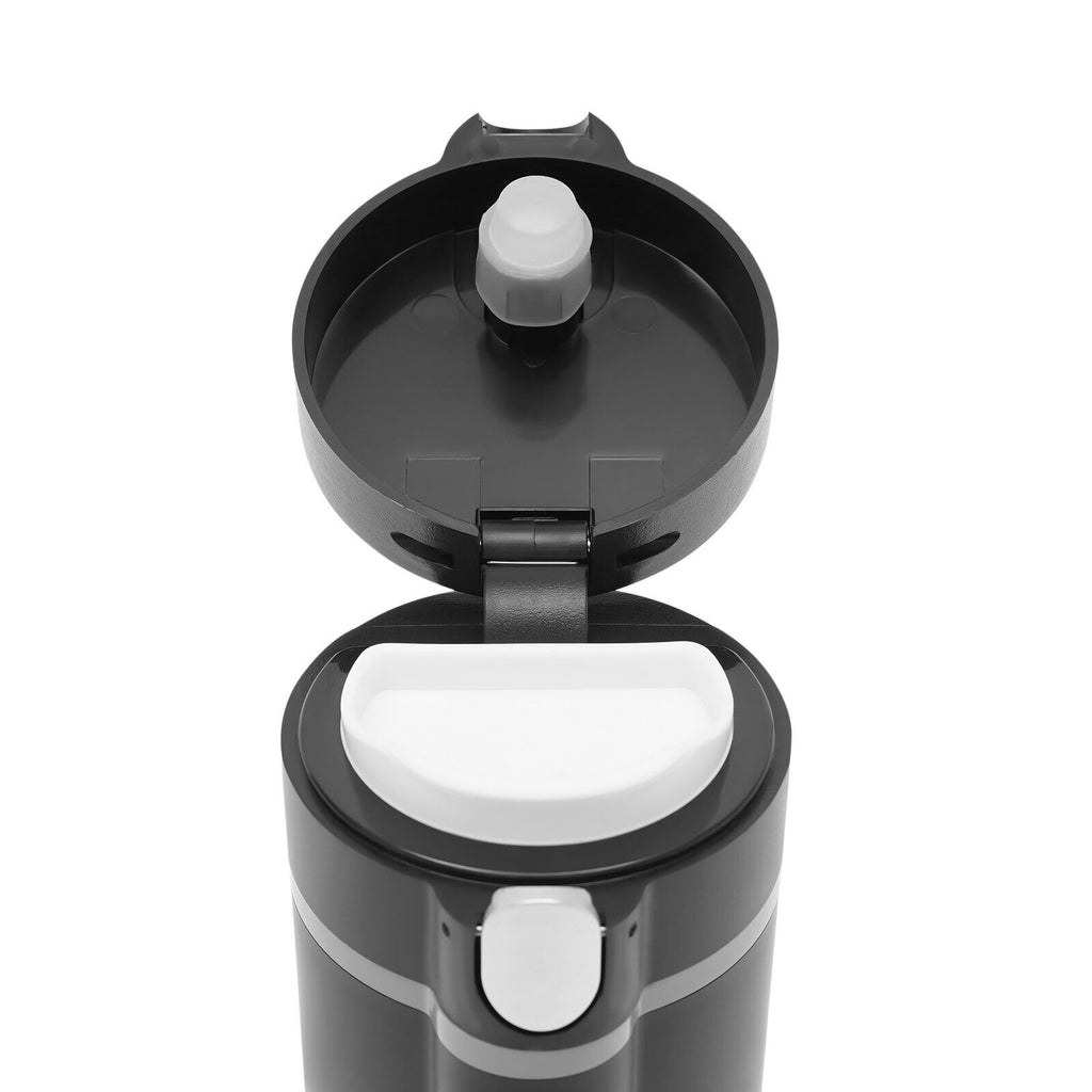 Black 304 Stainless Steel Portable Car Electric Kettle Cup H8662