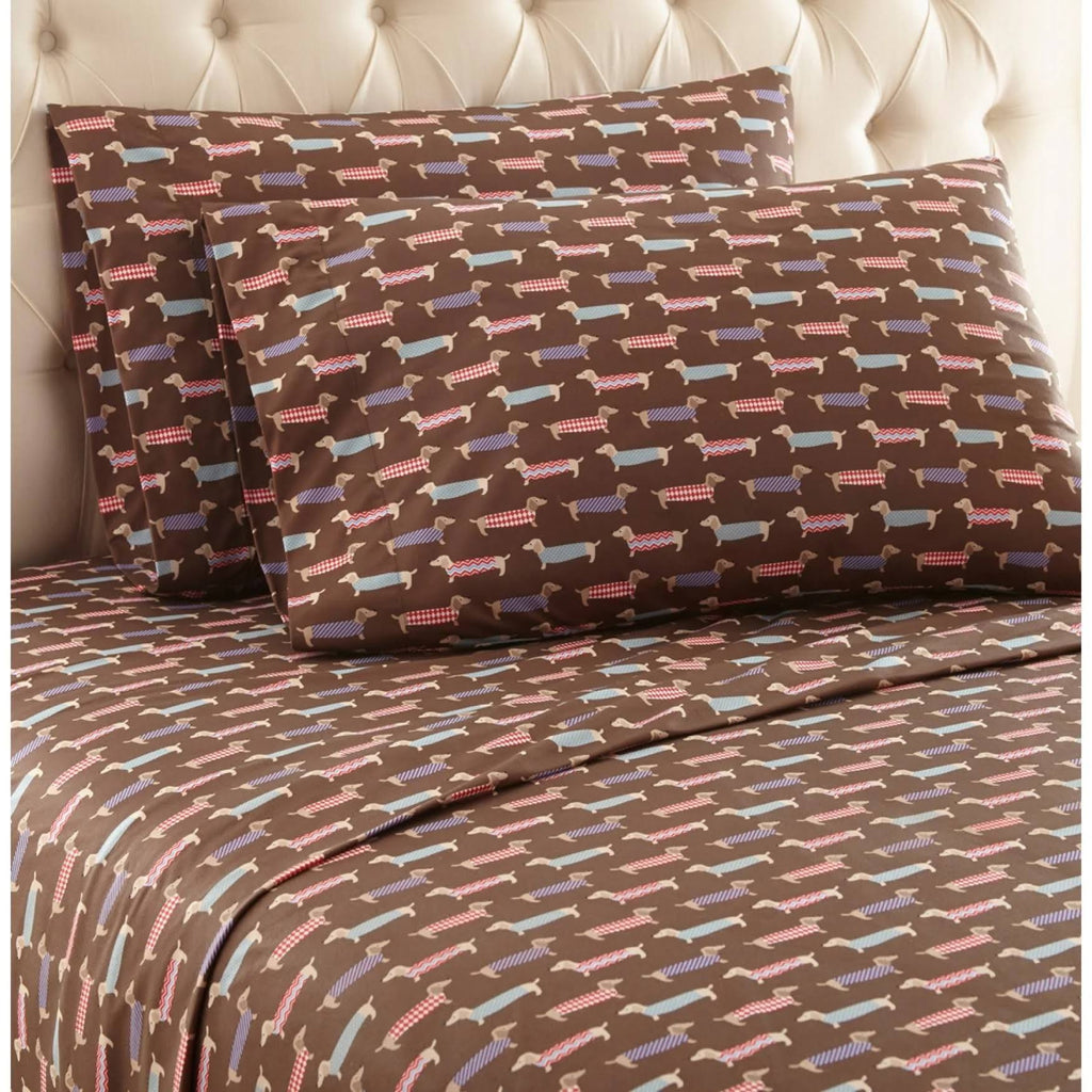 Micro Flannel Printed Sheet Set California King S835