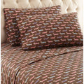 Micro Flannel Printed Sheet Set California King S835