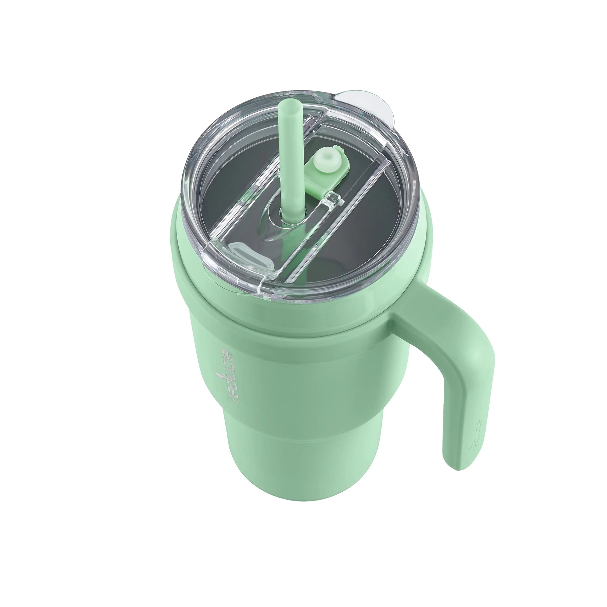 Matcha Opaque Gloss Vacuum Insulated Stainless Steel 40 fl oz. Tumbler Mug with 3 Way Lid P93048