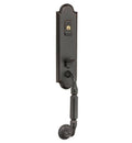 Satin Black Full Dummy Handleset with Wave Lever N284275