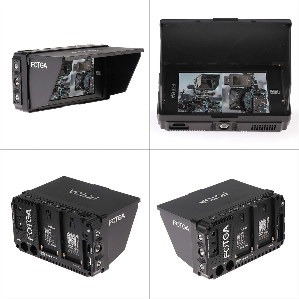 5inch Touchscreen Camera Field Monitor with HDMI 4K In/Out, Carry Case H7949