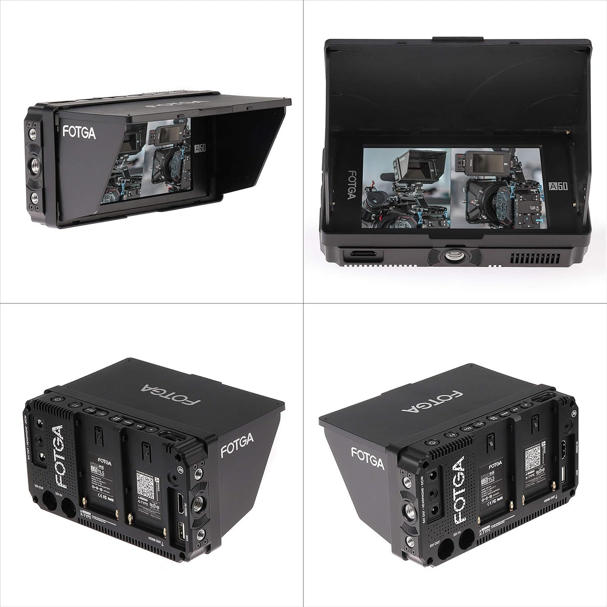 5inch Touchscreen Camera Field Monitor with HDMI 4K In/Out, Carry Case H7949
