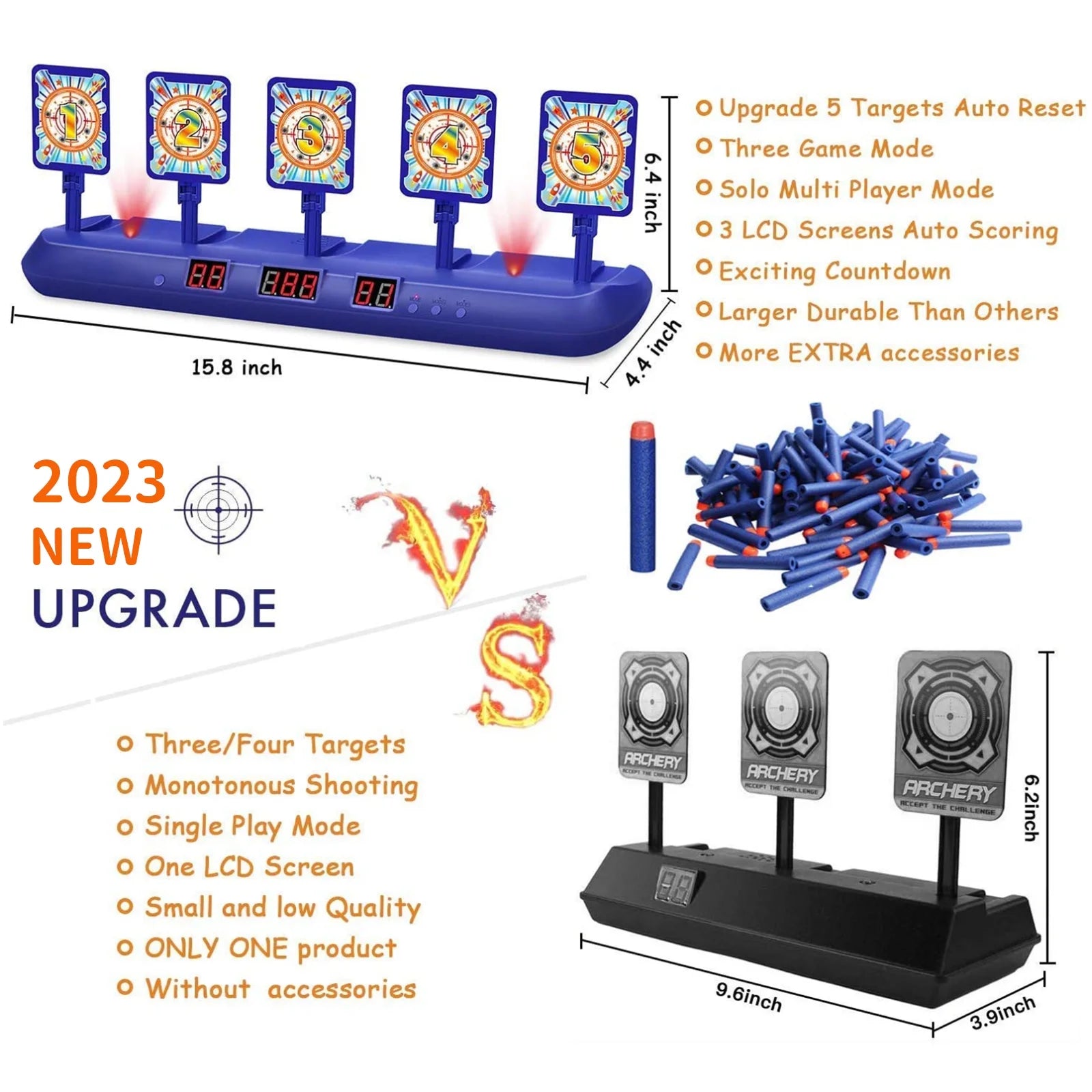 Electronic Running Shooting Target for Nerf Gun Toys R8462
