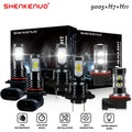 9005 H7 LED Headlight Bulbs H11 Fog Lights White 6000K W909545