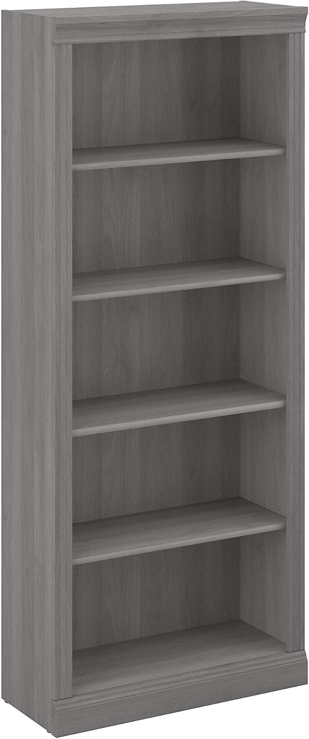 Modern Gray 5 Shelf Bookcase X466