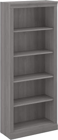 Modern Gray 5 Shelf Bookcase X466