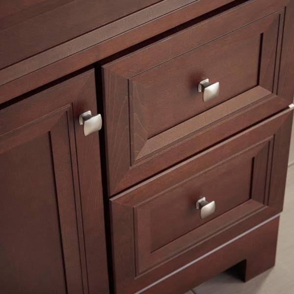 Satin Nickel Square Cabinet Knob (50-Pack) X175988