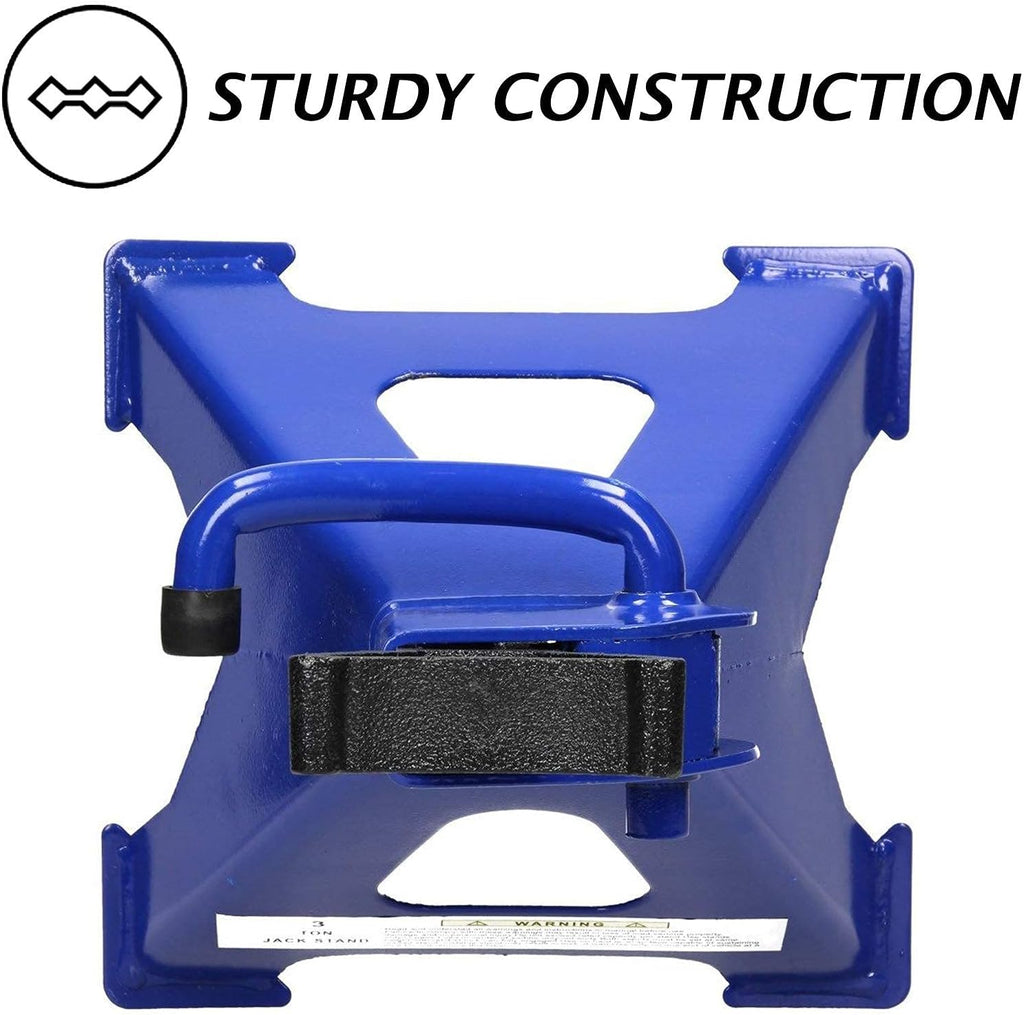 Jack Stands Set of 4PCS, Heavy Duty Steel Adjustable Height 6 Ton R510508