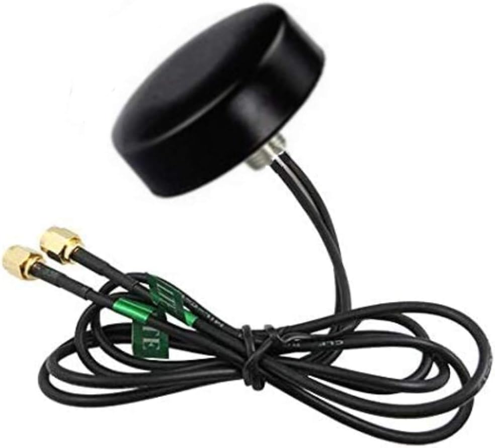 2X 698-960/1710-3800MHz Dual-Diversity 3' SMA Male Cables Antenna, Pack of 2 Y231