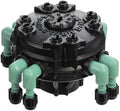 Adjustable Flow 8-Port Drip Manifold for 1/4" Micro Irrigation Tube S5853