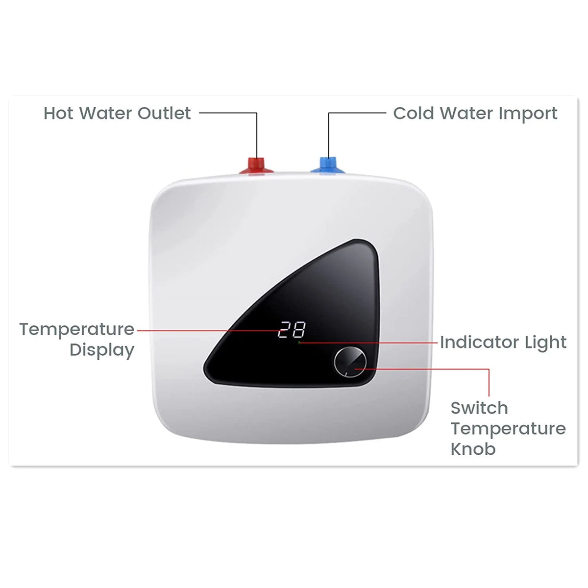 1500W 6L Compact Electric Water Heater K5441
