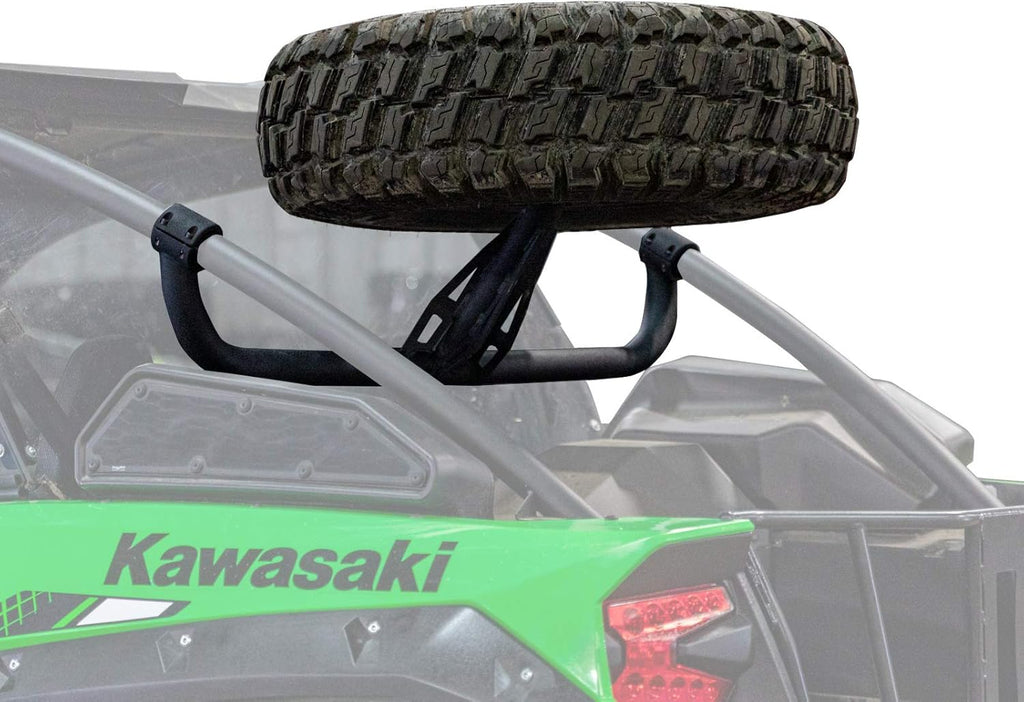 Spare Tire Carrier for Kawasaki Teryx KRX 1000, Powder-Coated Steel Tubing A7498