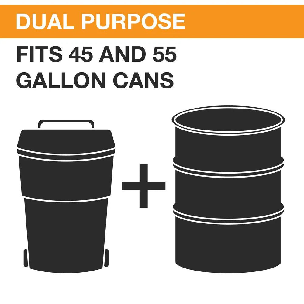 50 Gallon Clear Trash Bags (50-Count) T6938