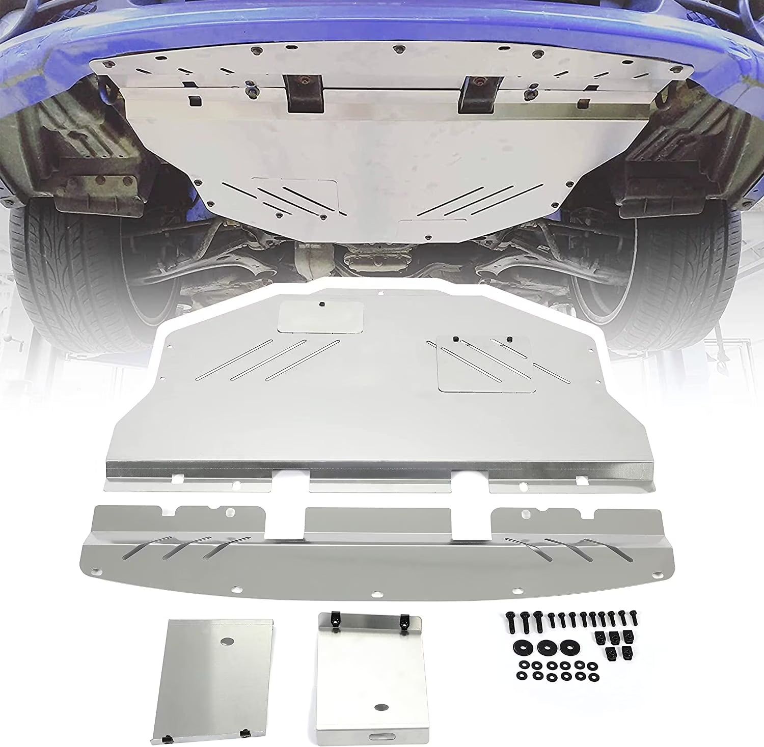 Aluminum Engine Splash Shield Under Tray Skid Plate R9506