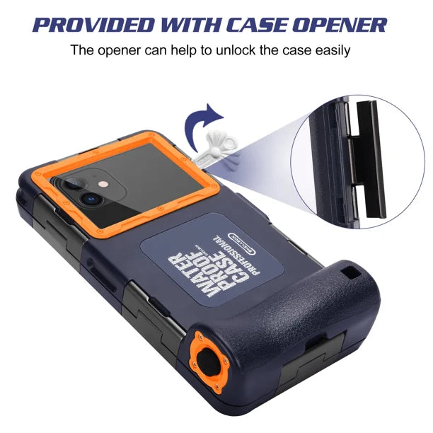 Waterproof Protective Case for Samsung Galaxy F62 and Phones Up to 6.9 Inch with Lanyard O35975