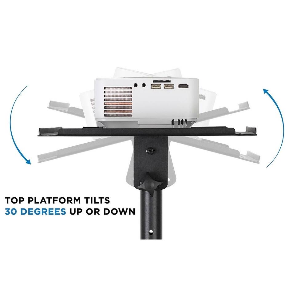 Mobile Projector Stand with Height-Adjustable Cart A965927
