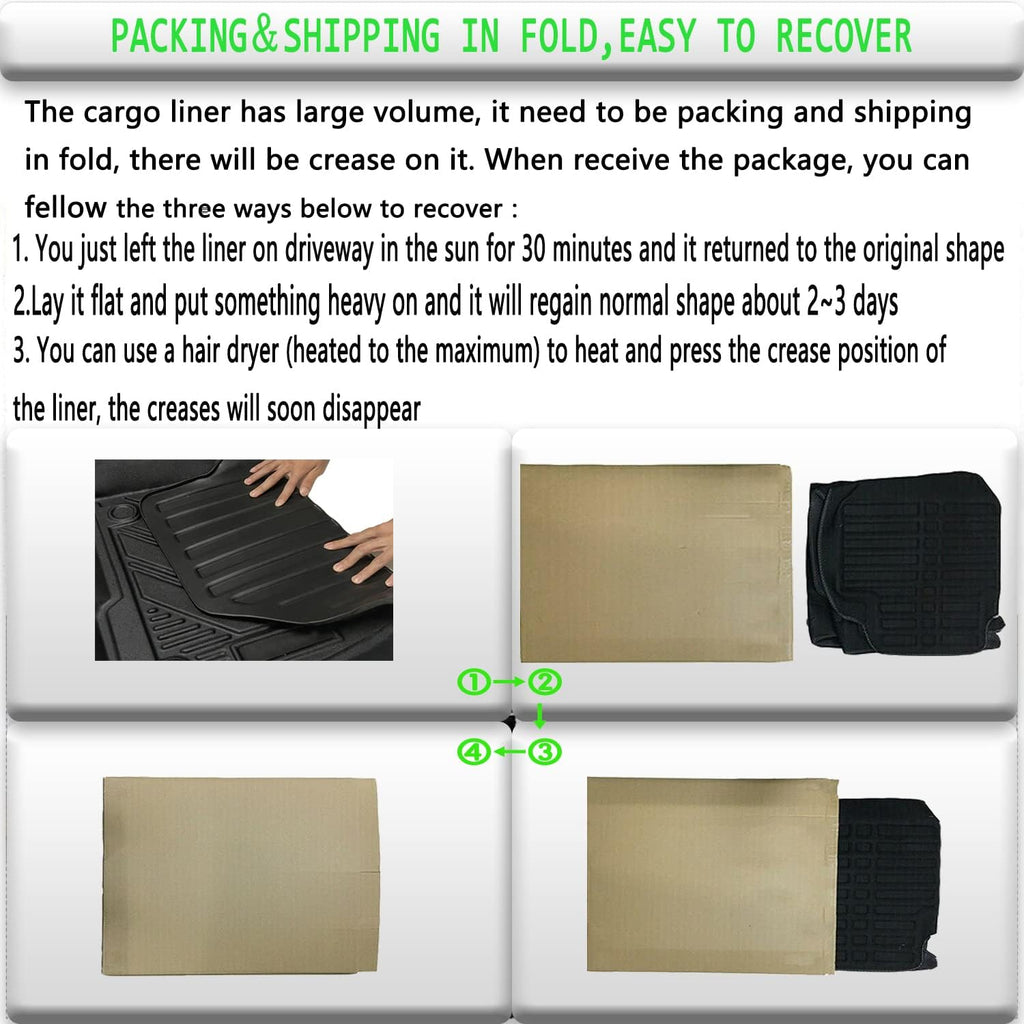 Black TPO Cargo Liners Pack of 2 C578180