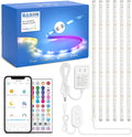 6 Pcs 9.8ft Led Strip Lights with App Control P6605