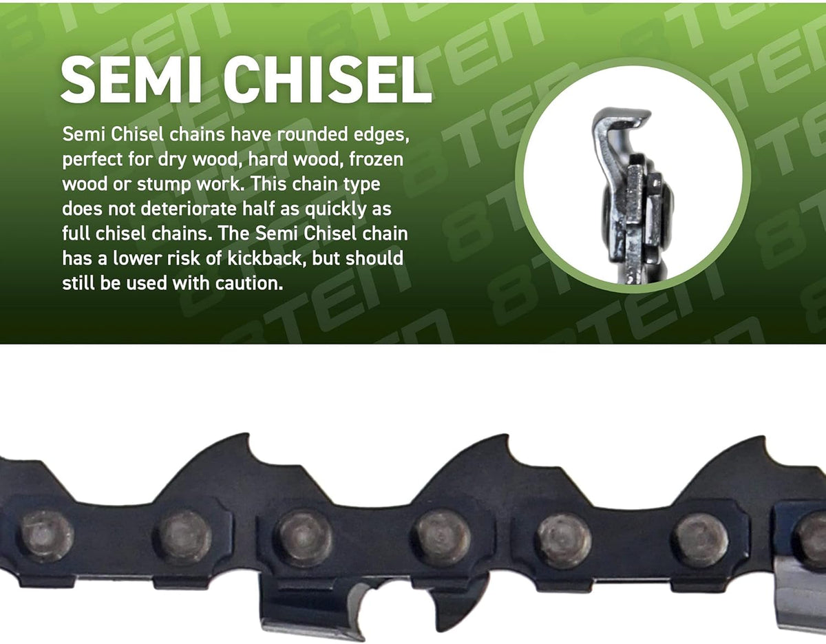 24 Inch Chainsaw Guide Bar and 6 Chains S510