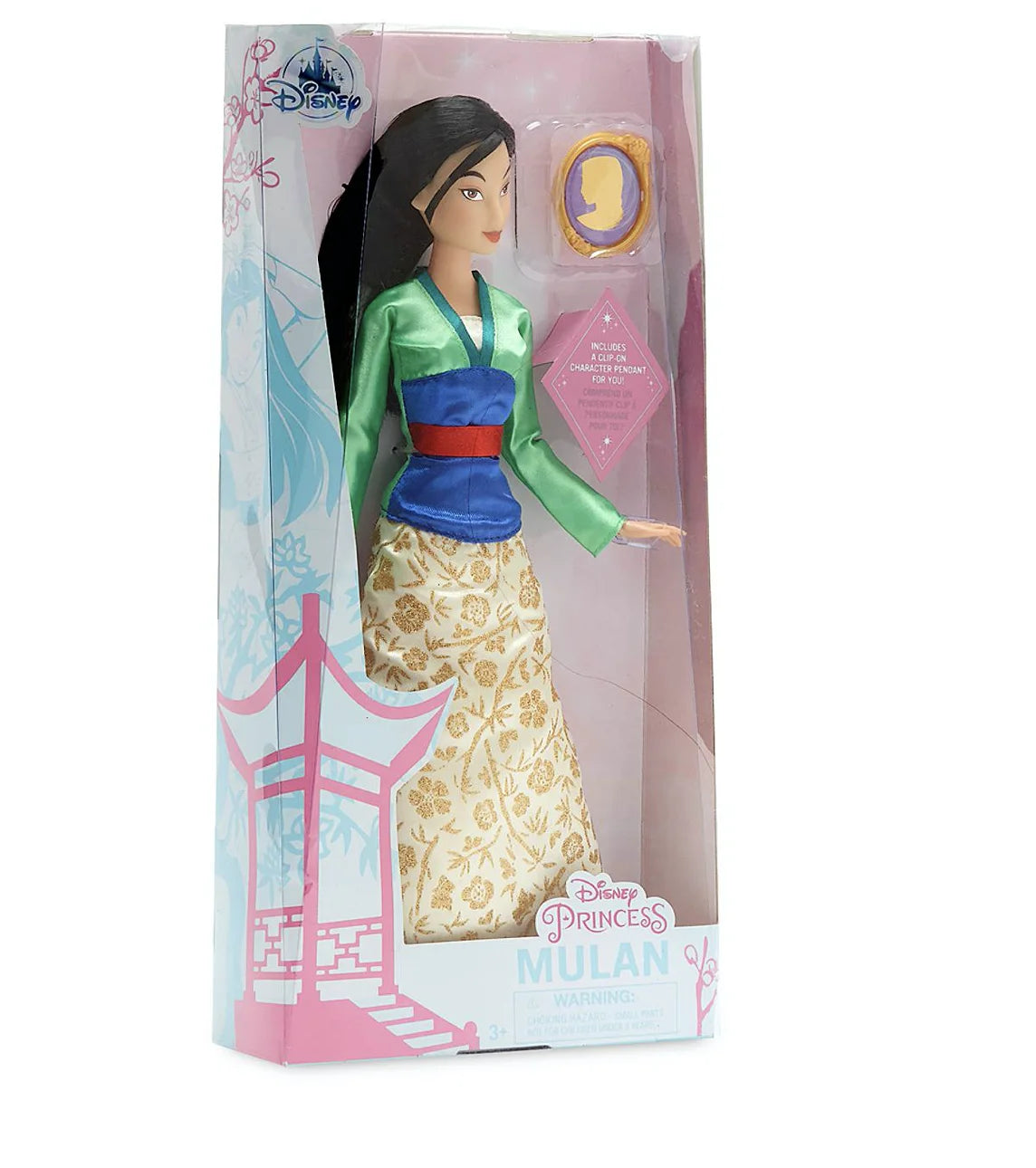 Mulan Classic Doll with Pendant W119623