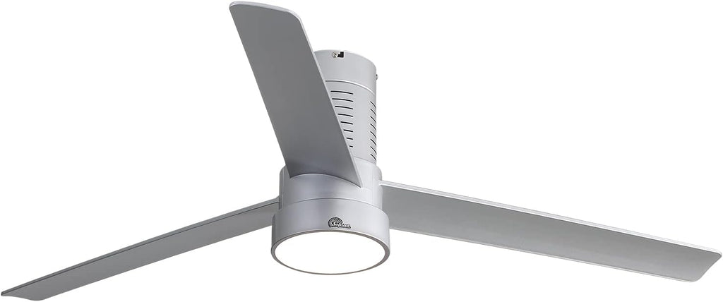 Low Profile Ceiling Fan With Lights 3 Carved Wood Fan Blade Remote Control L7487