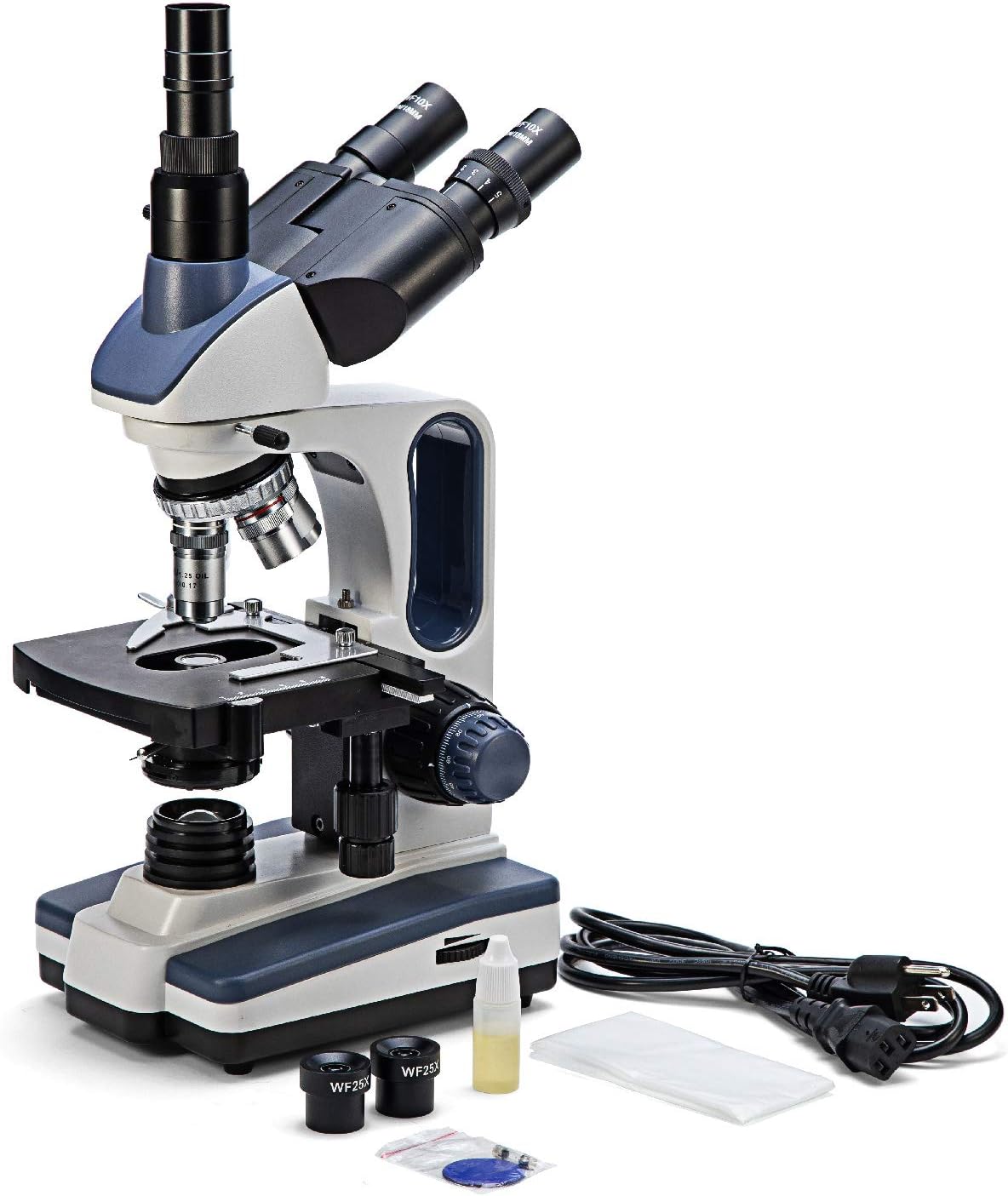 40X-2500X Magnification Trinocular Compound Lab Microscope I678