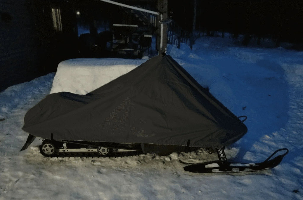 200 Denier All Black Snowmobile Cover C873527