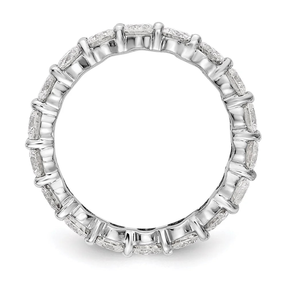14K White Gold Diamond Eternity Ring Band 3ct W61422