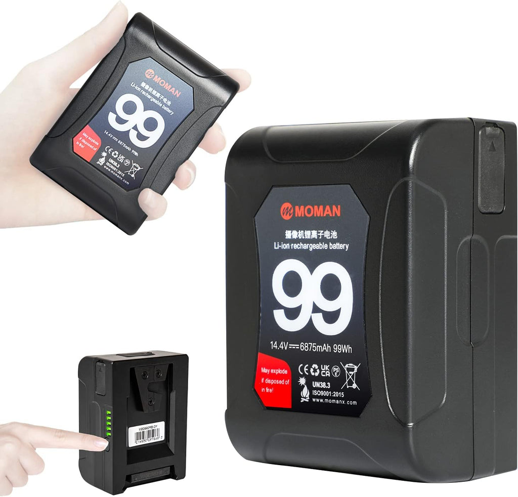 V Mount Battery 99Wh 15A with Dual D-Tap & USB Outputs B336