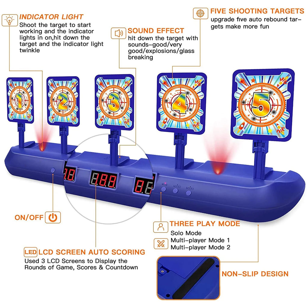 Electronic Running Shooting Target for Nerf Gun Toys R8462