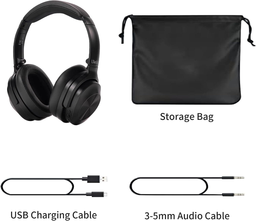 Wireless Bluetooth Noise Cancelling Headphones with Mic 30 Hours Playtime P6031