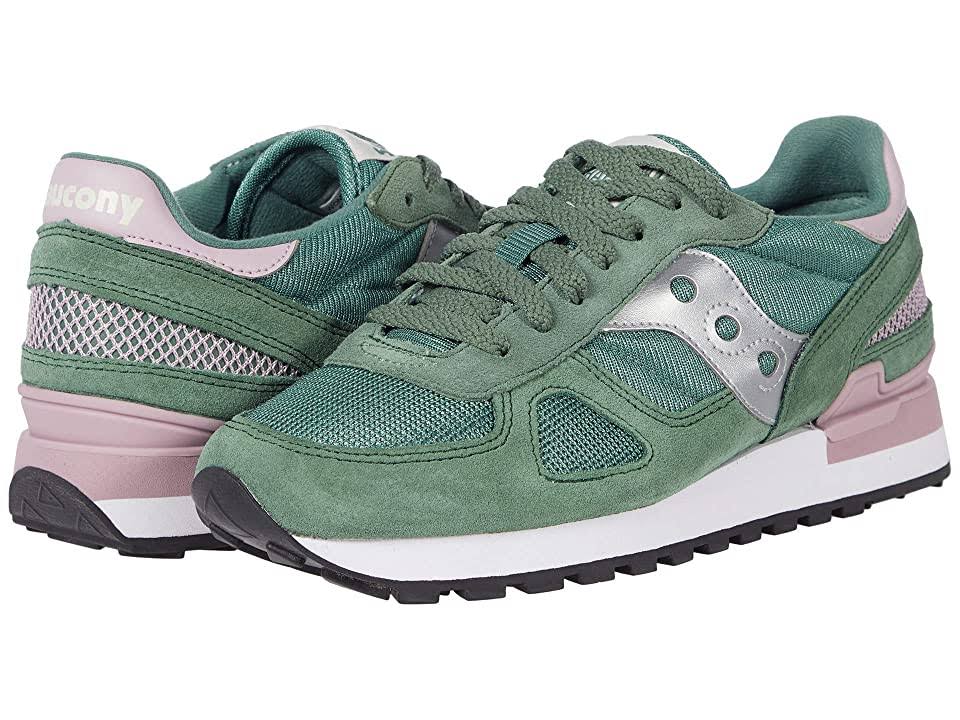 Green Silver Saucony Shoes I52638
