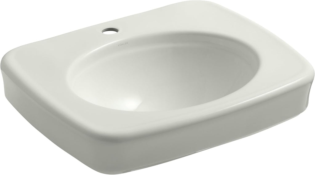 24 Bathroom Sink Basin with Single-Hole Faucet Drilling K17388