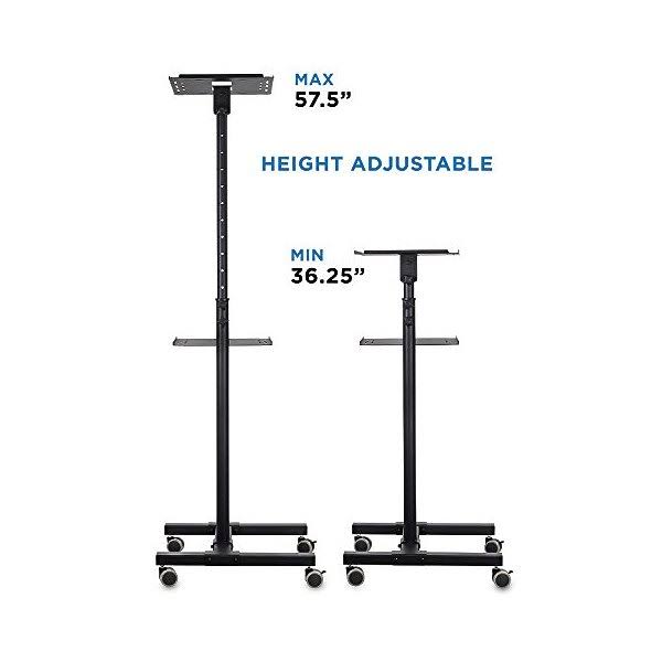 Mobile Projector Stand with Height-Adjustable Cart A965927